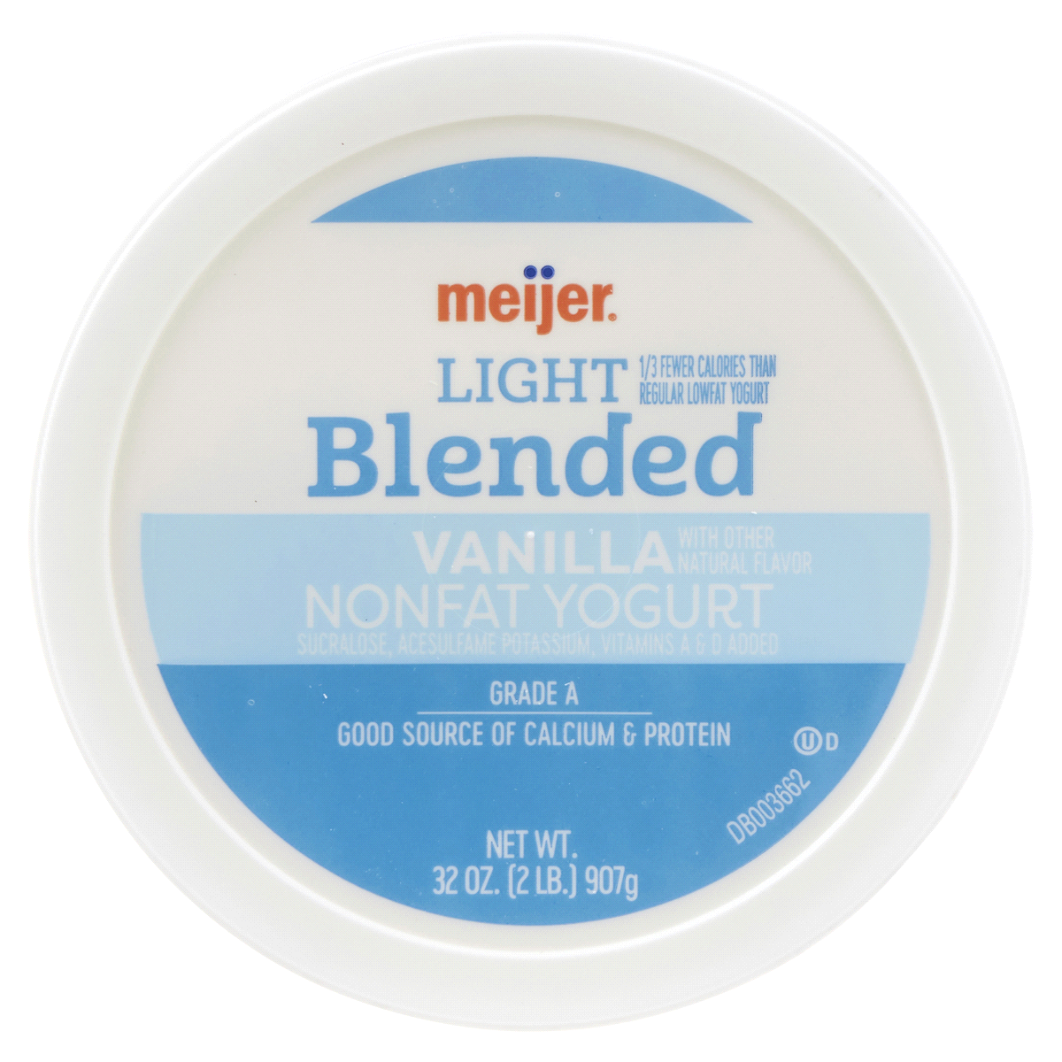 slide 12 of 29, Meijer Vanilla Light Yogurt, 32 oz