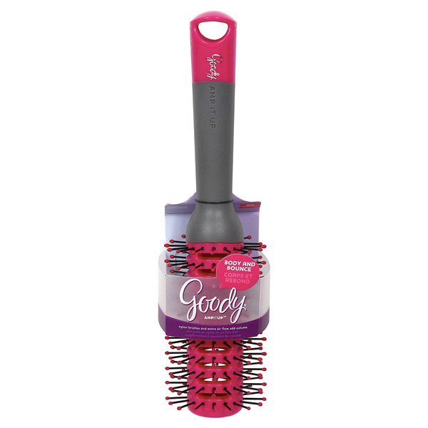 slide 1 of 3, Goody Amp It Up Medium Round Hair Brush, 1 ct