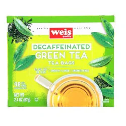 Weis Quality Premium Choice, Black Decaffeinated Tea Bags - 48 ct