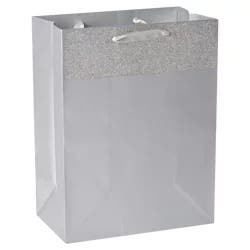 American Greetings Gift Bag, Silver, 1 Count