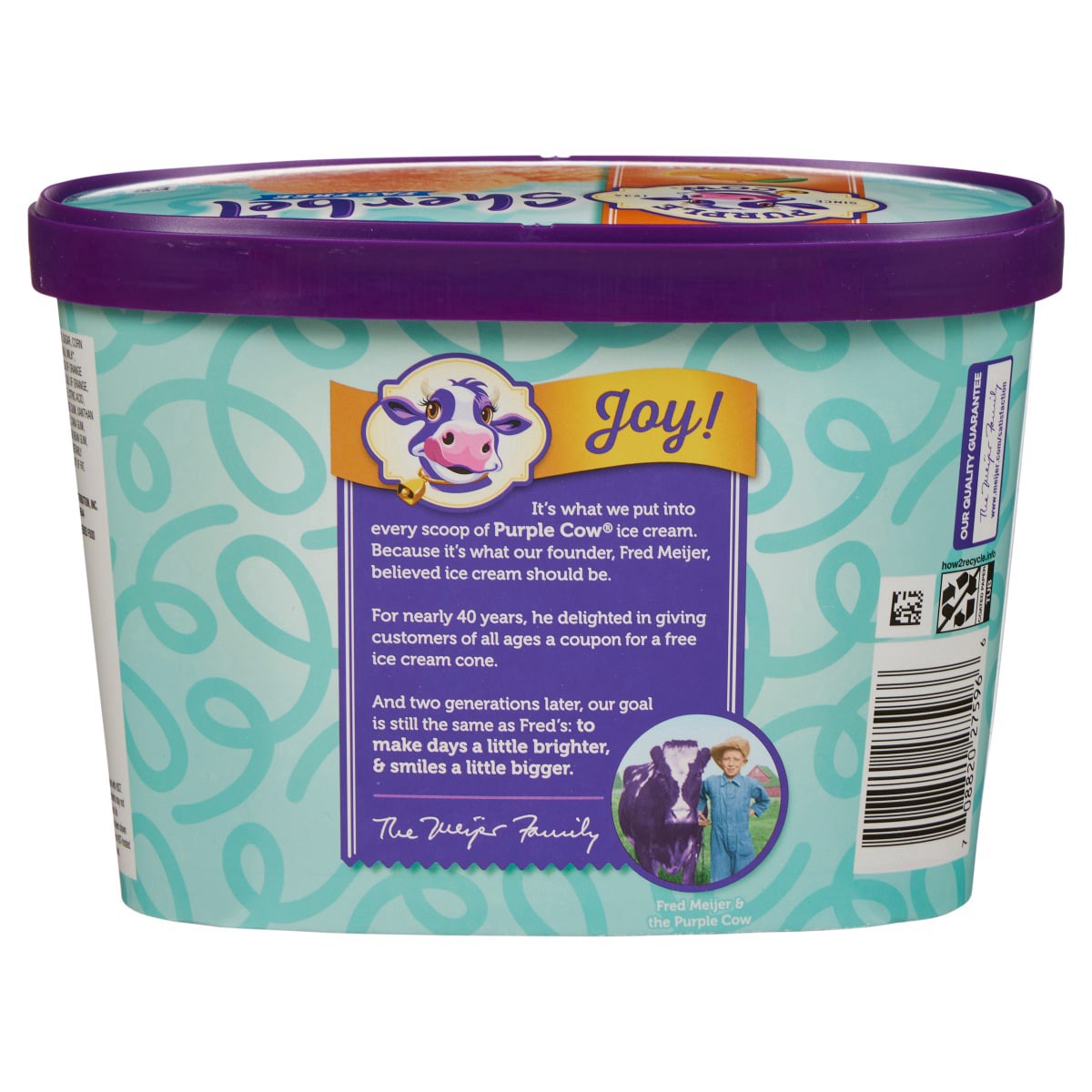 slide 11 of 25, Purple Cow Sherbet Orange 48 Oz, 48 oz