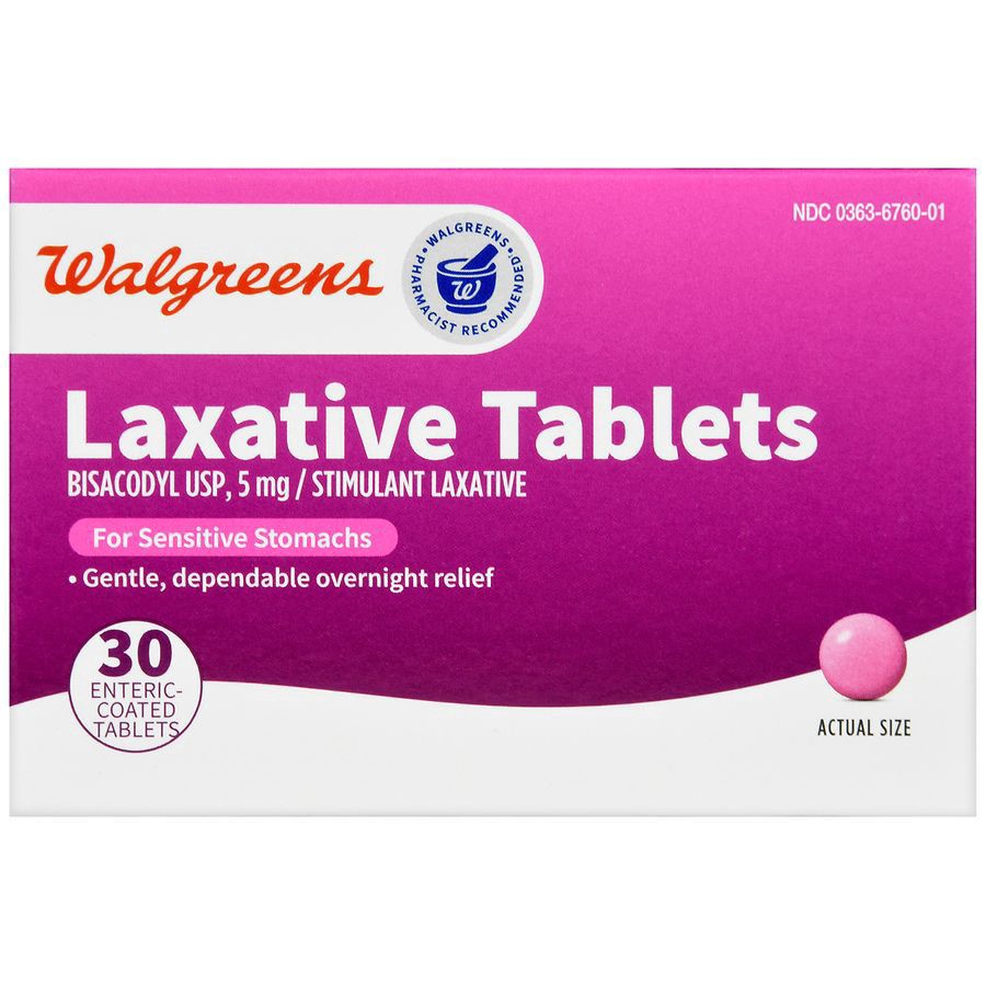 slide 4 of 5, Walgreens Women's Laxative Tablets, 30 ct