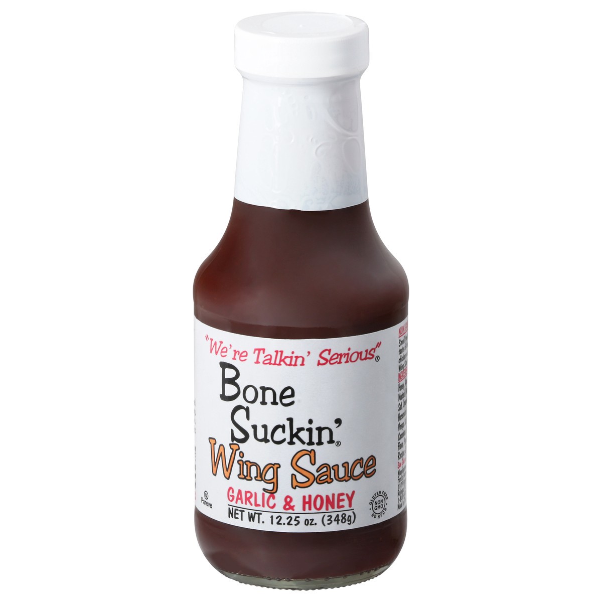 slide 5 of 9, Bone Suckin' Garlic & Honey Wing Sauce 12.25 oz, 12.25 oz