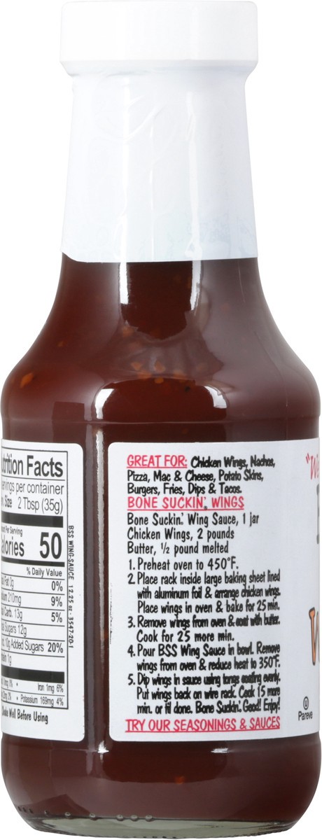 slide 2 of 9, Bone Suckin' Garlic & Honey Wing Sauce 12.25 oz, 12.25 oz