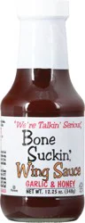 Bone Suckin' Garlic & Honey Wing Sauce 12.25 oz