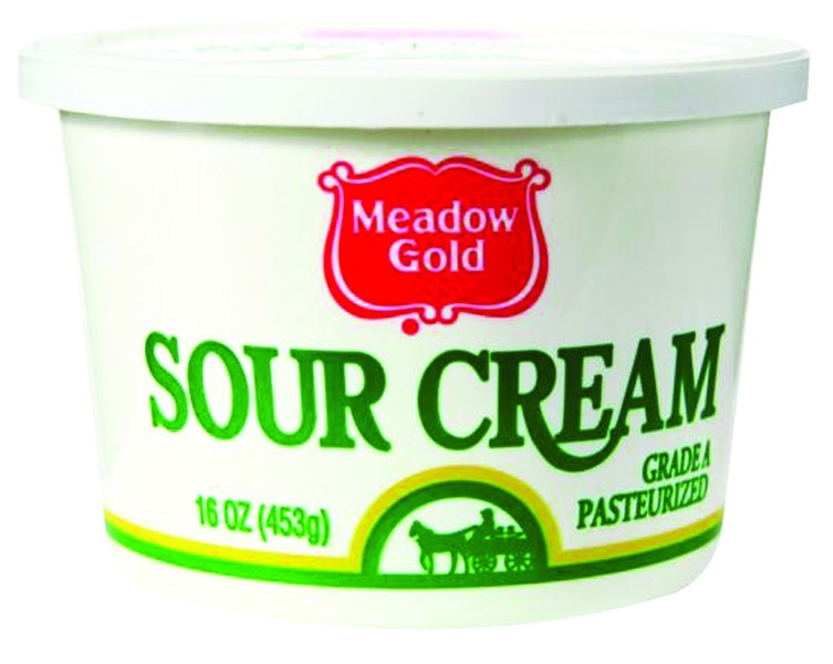 slide 1 of 4, Meadow Gold Sour Cream 16 oz, 