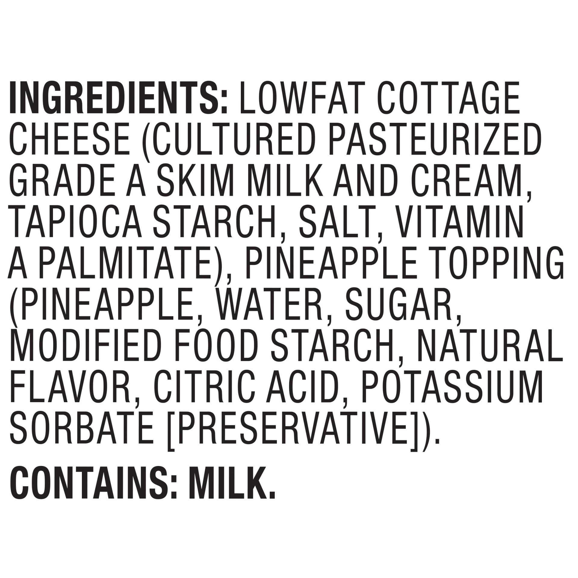 slide 6 of 6, Breakstone's Cottage Doubles Lowfat Cottage Cheese & Pineapple Topping with 2% Milkfat Cup, 4.7 oz