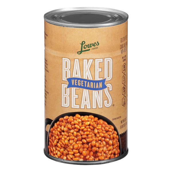 slide 1 of 1, Lowes Foods Vegetarian Baked Beans - 28 oz, 28 oz