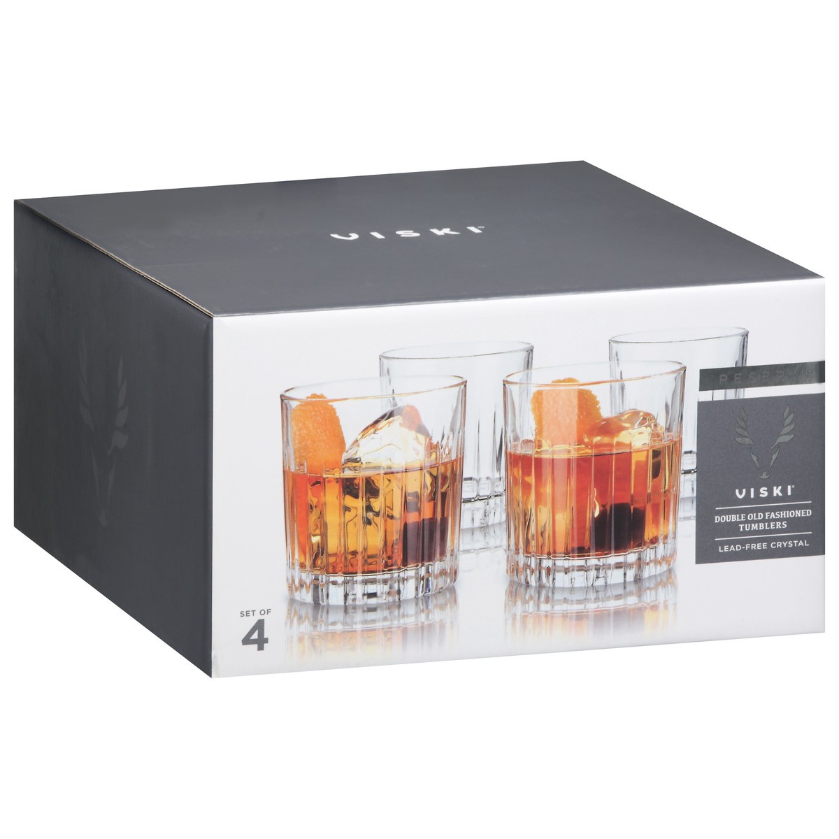 slide 8 of 9, Viski Double Old Fashioned Reserve Tumblers 1 ea, 1 ct