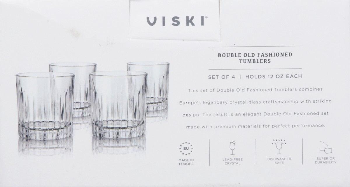 slide 2 of 9, Viski Double Old Fashioned Reserve Tumblers 1 ea, 1 ct