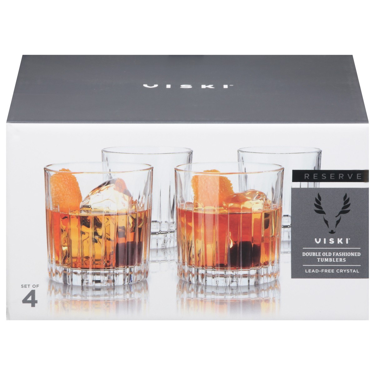 slide 6 of 9, Viski Double Old Fashioned Reserve Tumblers 1 ea, 1 ct