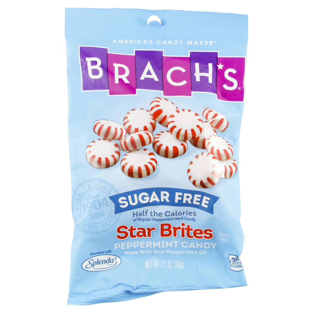 slide 1 of 2, Brach's Sugar Free Peppermint Star Brites, 3.5 oz