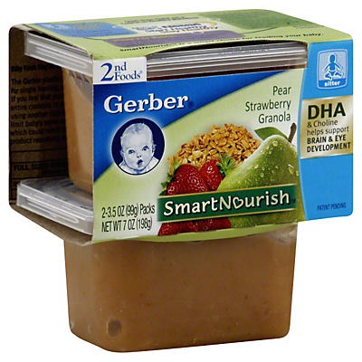 slide 1 of 1, Gerber Pear Strawberry Granola, 2 ct; 4 oz