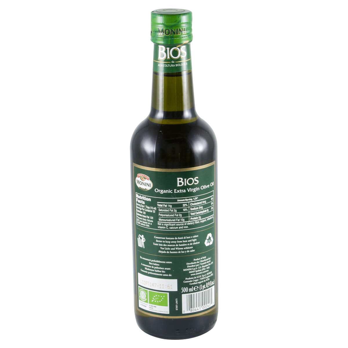 slide 2 of 2, Monini Olive Oil 16.9 oz, 16.9 fl oz