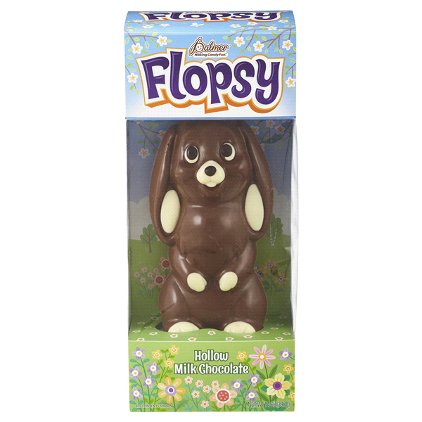 slide 1 of 1, Palmer Milk Chocolate Hollow Easter Flopsy Bunny, 14 oz