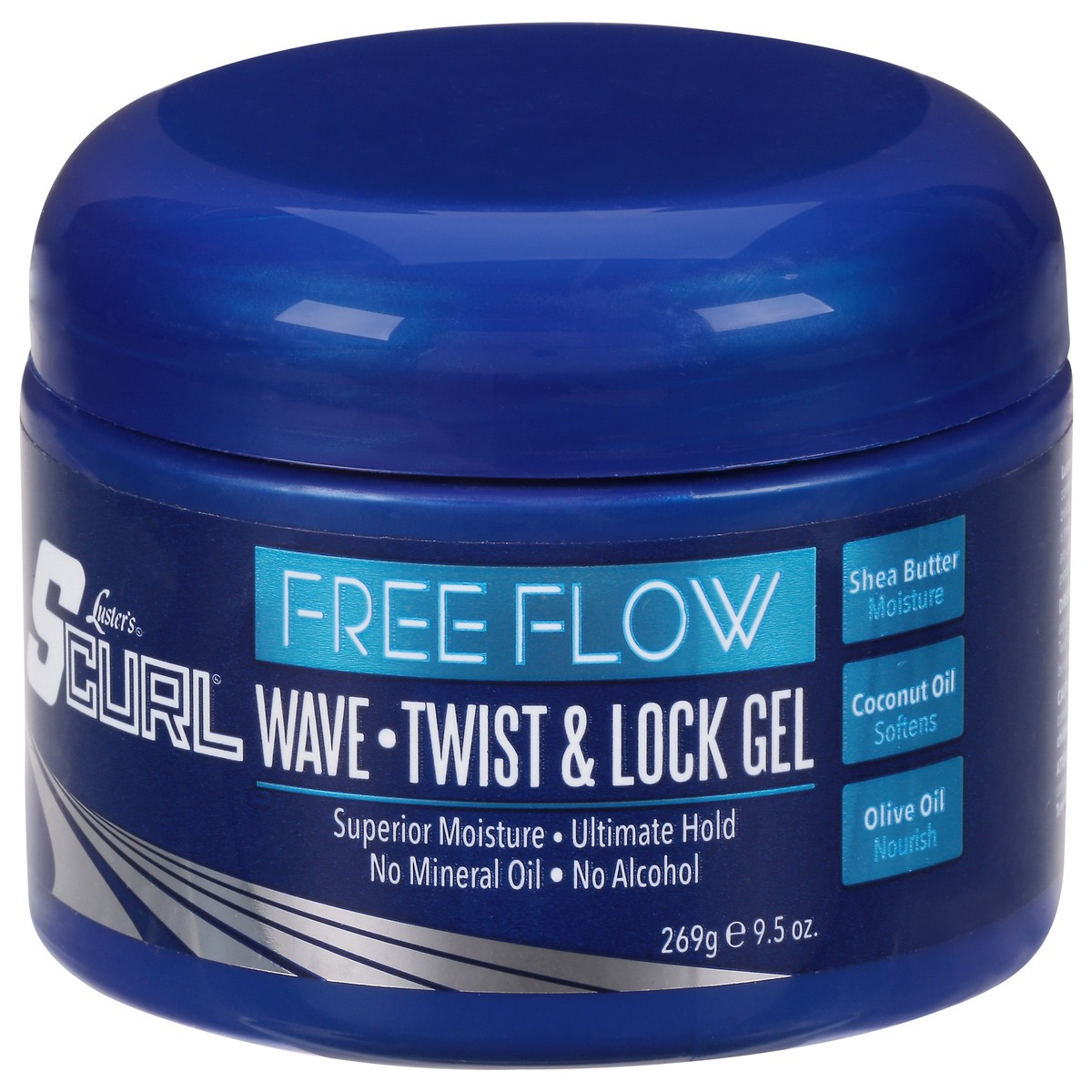 slide 3 of 9, Luster's SCurl Wave Free Flow Twist & Lock Gel 9.5 oz, 9.5 oz