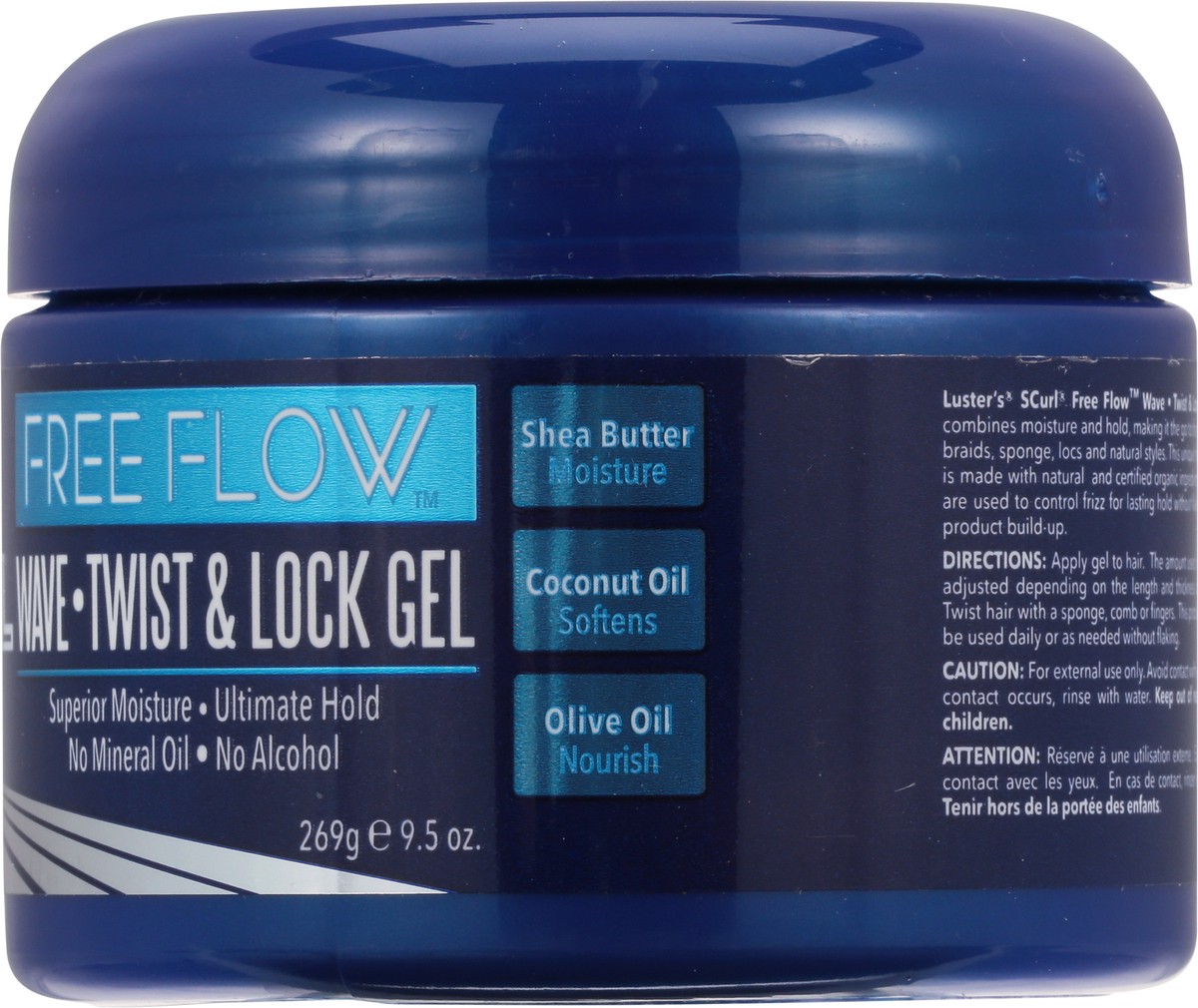 slide 8 of 9, Luster's SCurl Wave Free Flow Twist & Lock Gel 9.5 oz, 9.5 oz