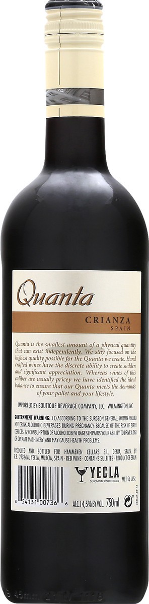 slide 3 of 11, Quanta Crianza, 750 ml