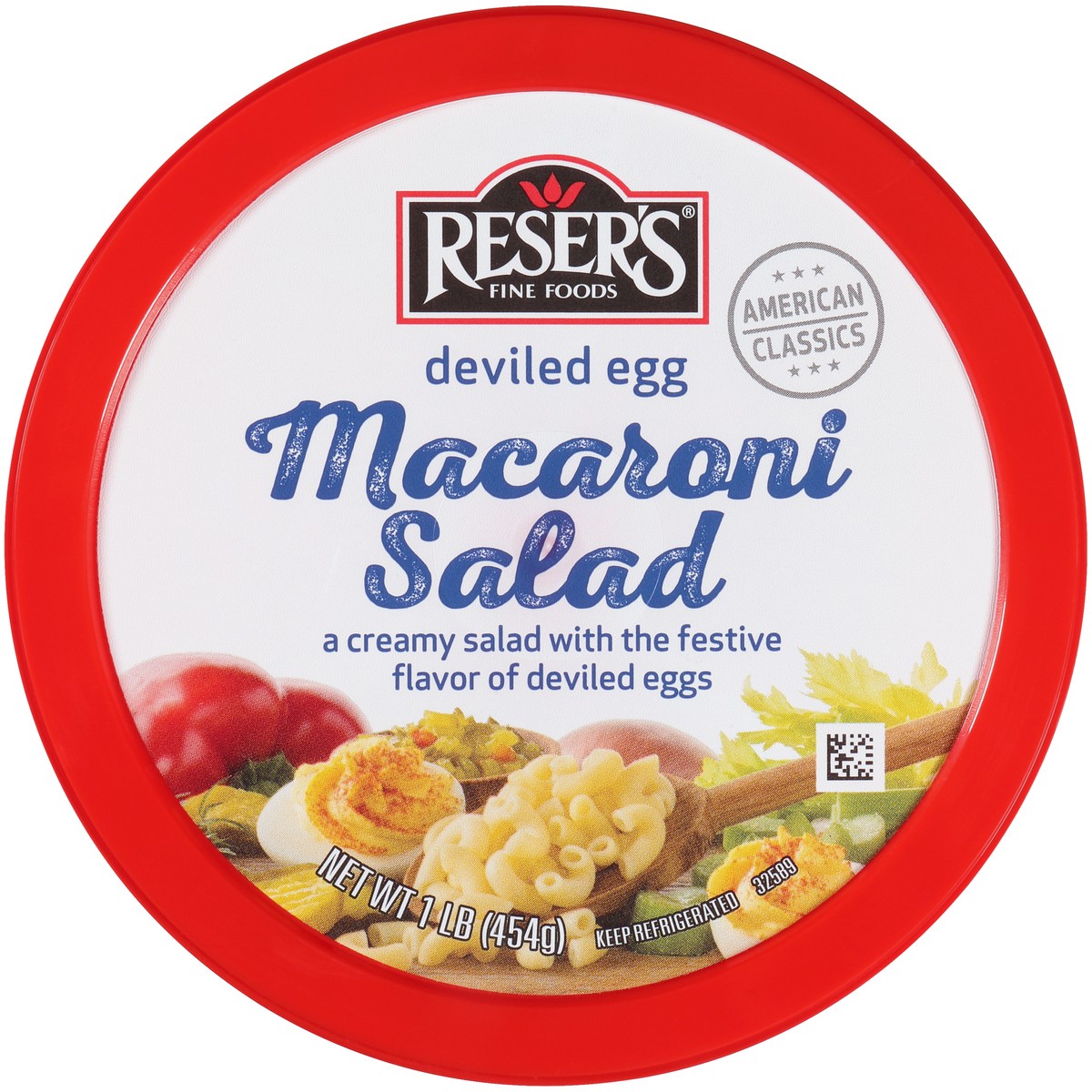 slide 6 of 7, Reser's Macaroni Salad, 1 lb