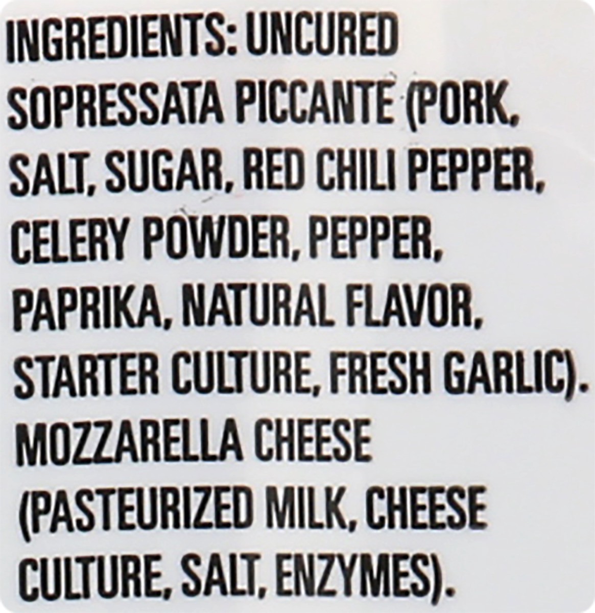 slide 13 of 13, Boar's Head Uncured Sporessata Piccante & Mozzarella Cheese Snack Tray, 3 oz