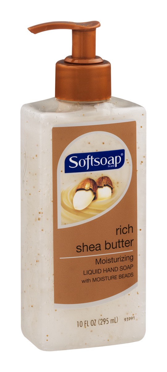 slide 8 of 9, Softsoap Rich Shea Butter Moisturizing Liquid Hand Soap, 10 oz