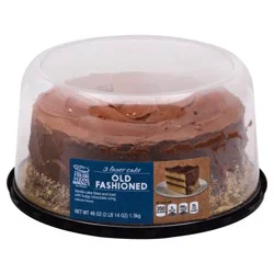 8" 3 Layer Old Fashion Golden Fudge Cake