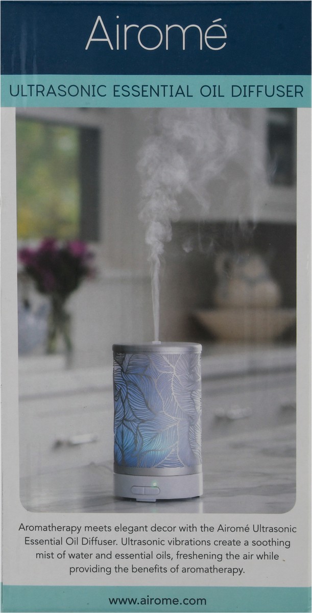 slide 2 of 11, Airomé Silverleaf Ultrasonic Essential Oil Diffuser 1 ea, 1 ct