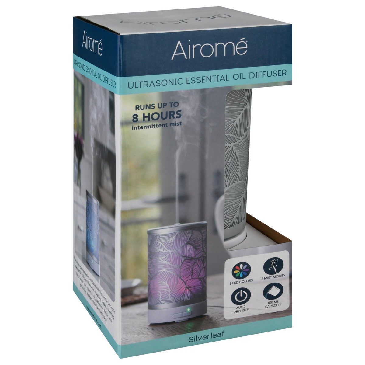 slide 11 of 11, Airomé Silverleaf Ultrasonic Essential Oil Diffuser 1 ea, 1 ct