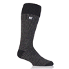 slide 5 of 5, Heat Holders Mens Ribbed Boot Thermal Sock - Black, 1 ct