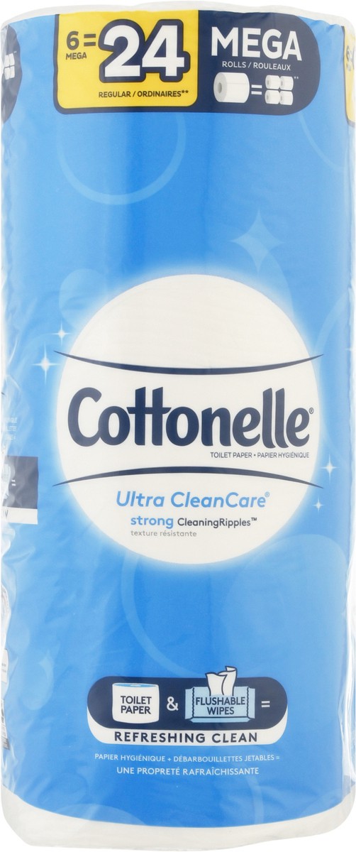 slide 6 of 9, Cottonelle Clean Care Toilet Paper, 6 ct