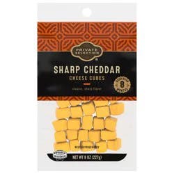 Private Selection Sharp Cheddar Cheese Cubes
