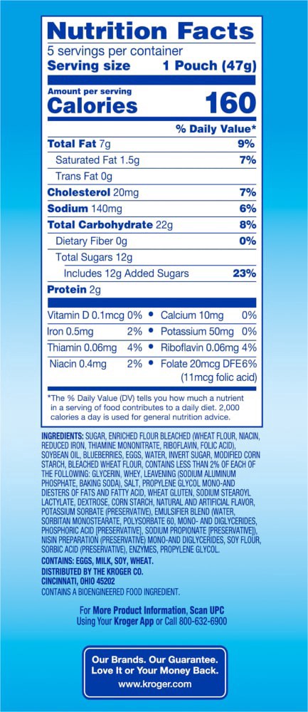 slide 4 of 4, Kroger Mini Muffins Blueberry, 5 ct; 1.65 oz