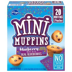 Kroger Mini Muffins Blueberry