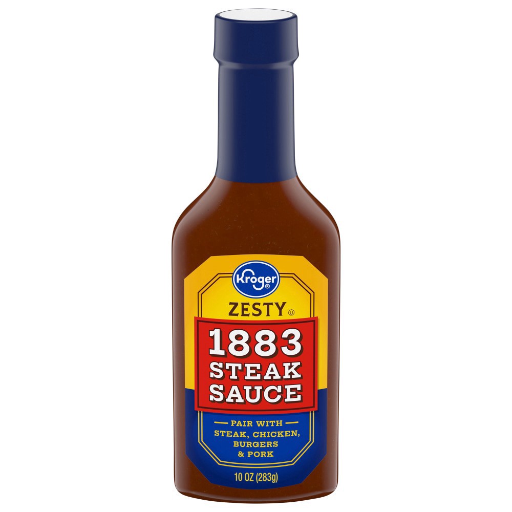slide 1 of 5, Kroger Zesty Steak Sauce, 10 oz