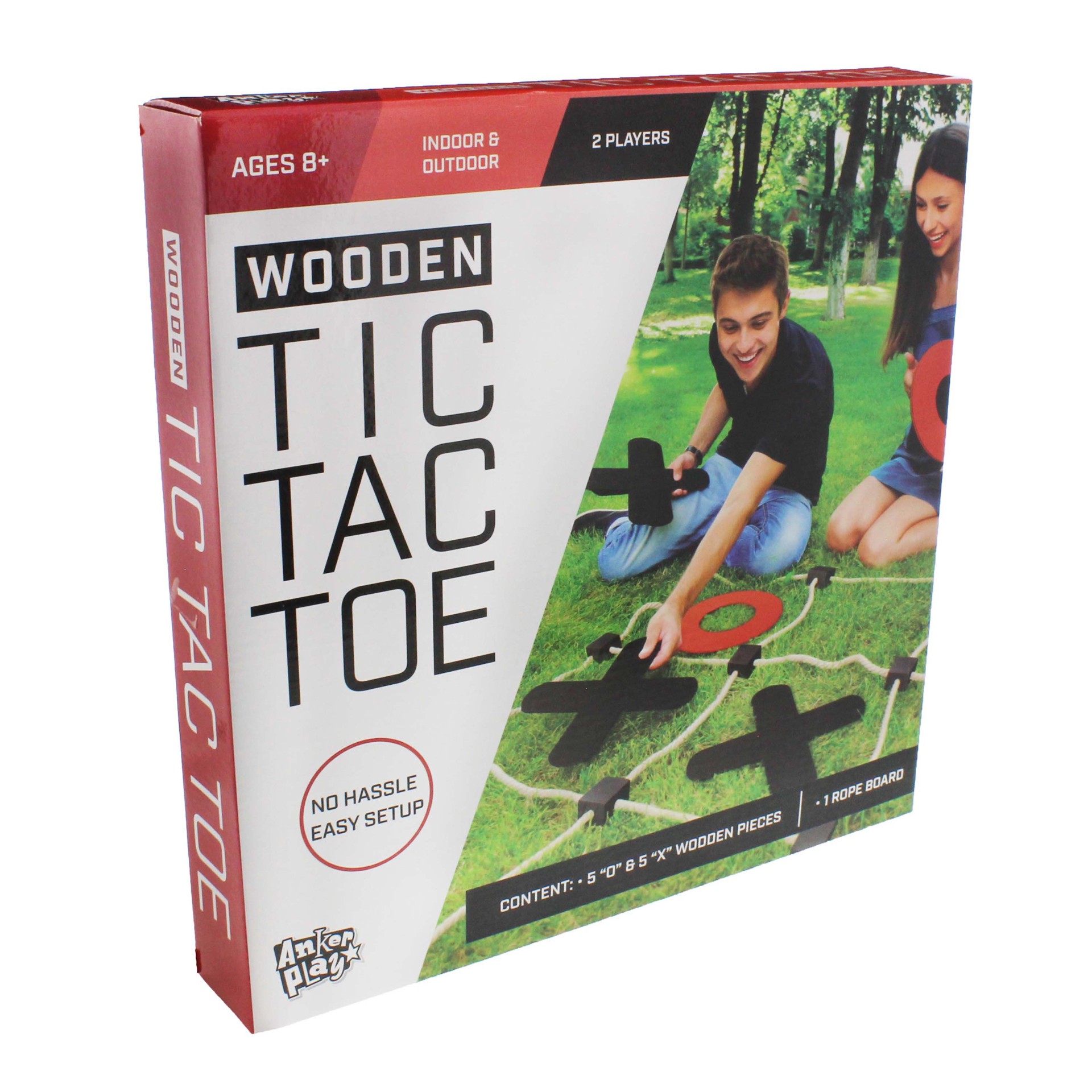 slide 1 of 1, Anker Play Wooden Tic Tac Toe Playset, 1 ct