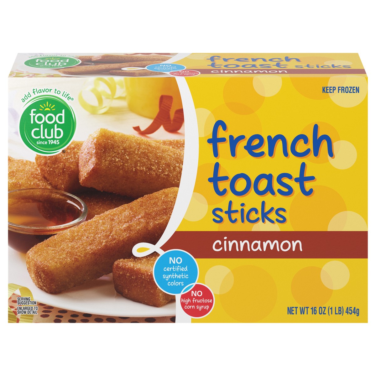 slide 7 of 15, Food Club Cinnamon French Toast Sticks 16 oz, 16 oz