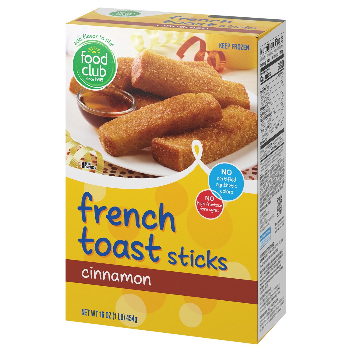 slide 13 of 15, Food Club Cinnamon French Toast Sticks 16 oz, 16 oz