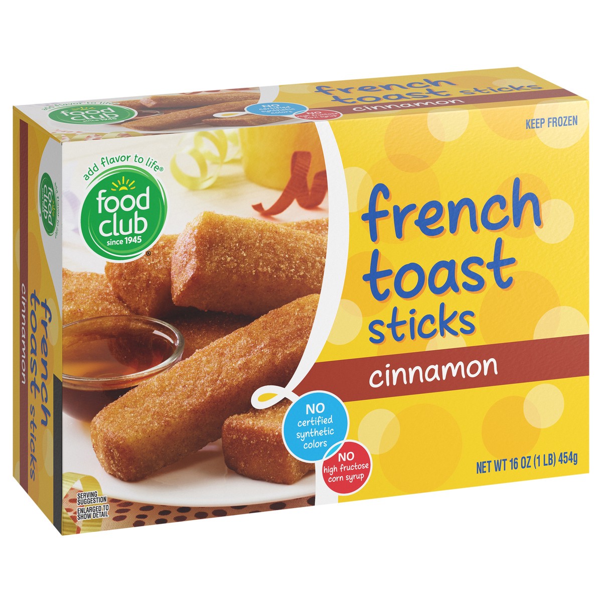 slide 6 of 15, Food Club Cinnamon French Toast Sticks 16 oz, 16 oz