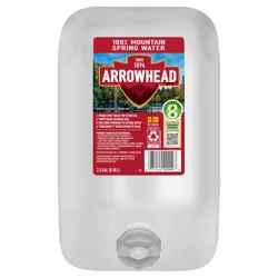 ARROWHEAD Brand 100% Mountain Spring Water, 2.5-gallon plastic jug