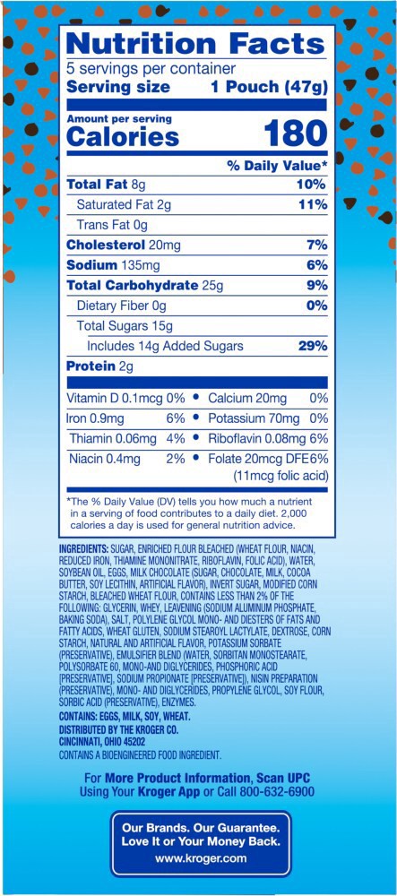 slide 4 of 4, Kroger Mini Muffins Chocolate Chip, 5 ct; 1.65 oz