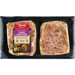 Tyson Pork Chops, Classic Garlic & Herb