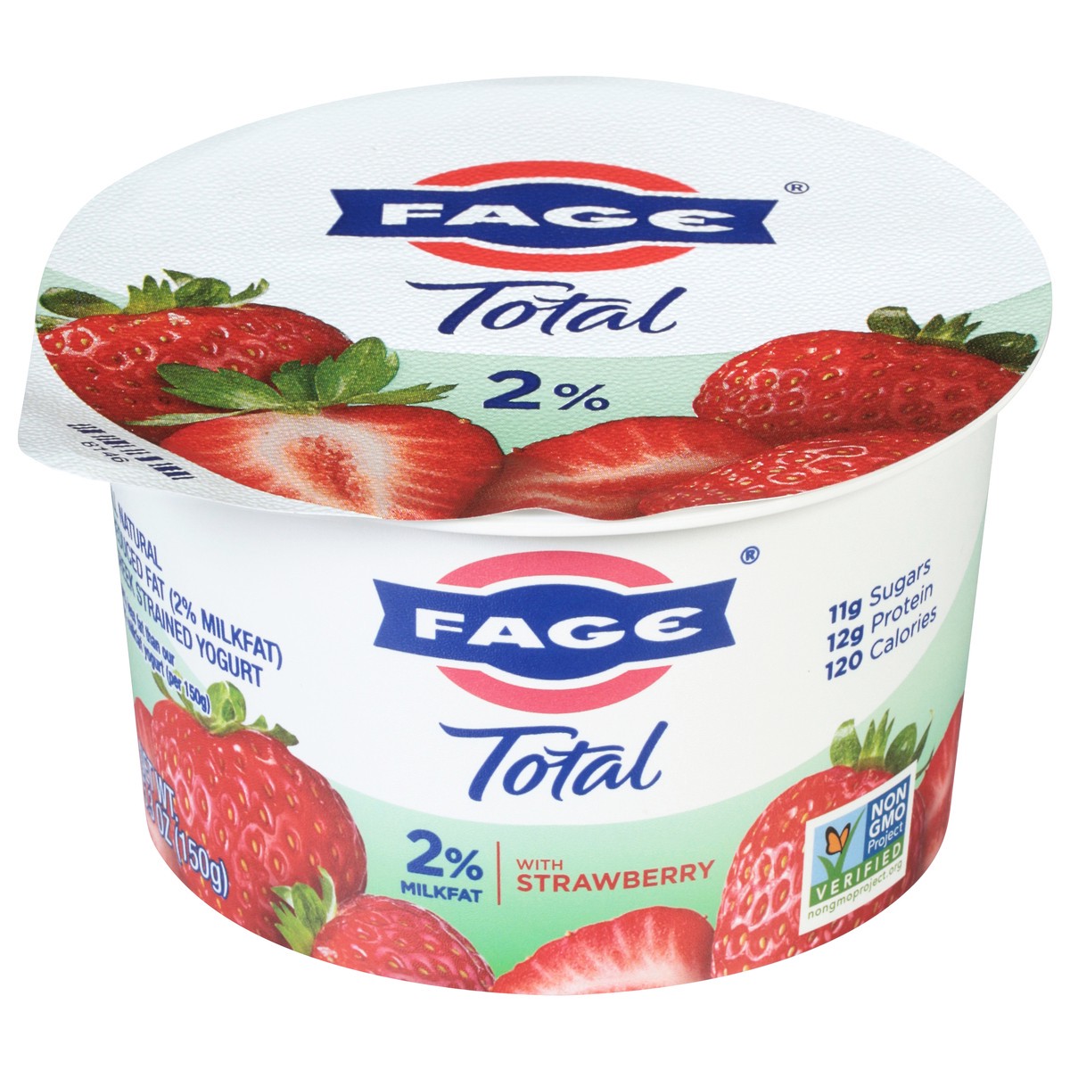 slide 1 of 6, Fage Total 2% Strawberry Greek Yogurt - 5.3oz, 