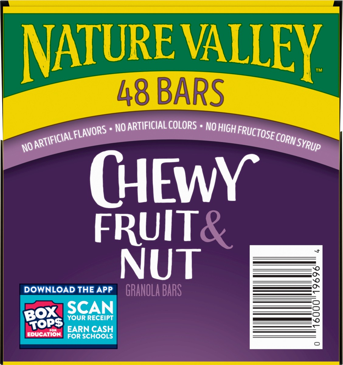 slide 9 of 14, Nature Valley Chewy Fruit and Nut Granola Bars, Trail Mix Snack Bars, 48 ct, 57.6 OZ, 48 ct
