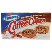 slide 1 of 1, Hostess Cinnamon Streusel Coffee Cake, 8 ct