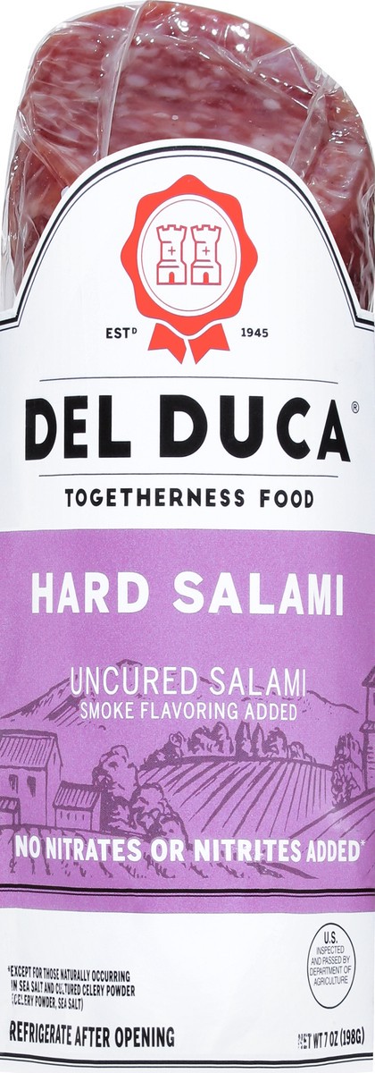 slide 11 of 12, Del Duca Uncured Hard Salami 7 oz, 7 oz
