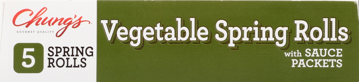 slide 6 of 10, Chung's All Natural Vegetable Spring Rolls, 5 ct