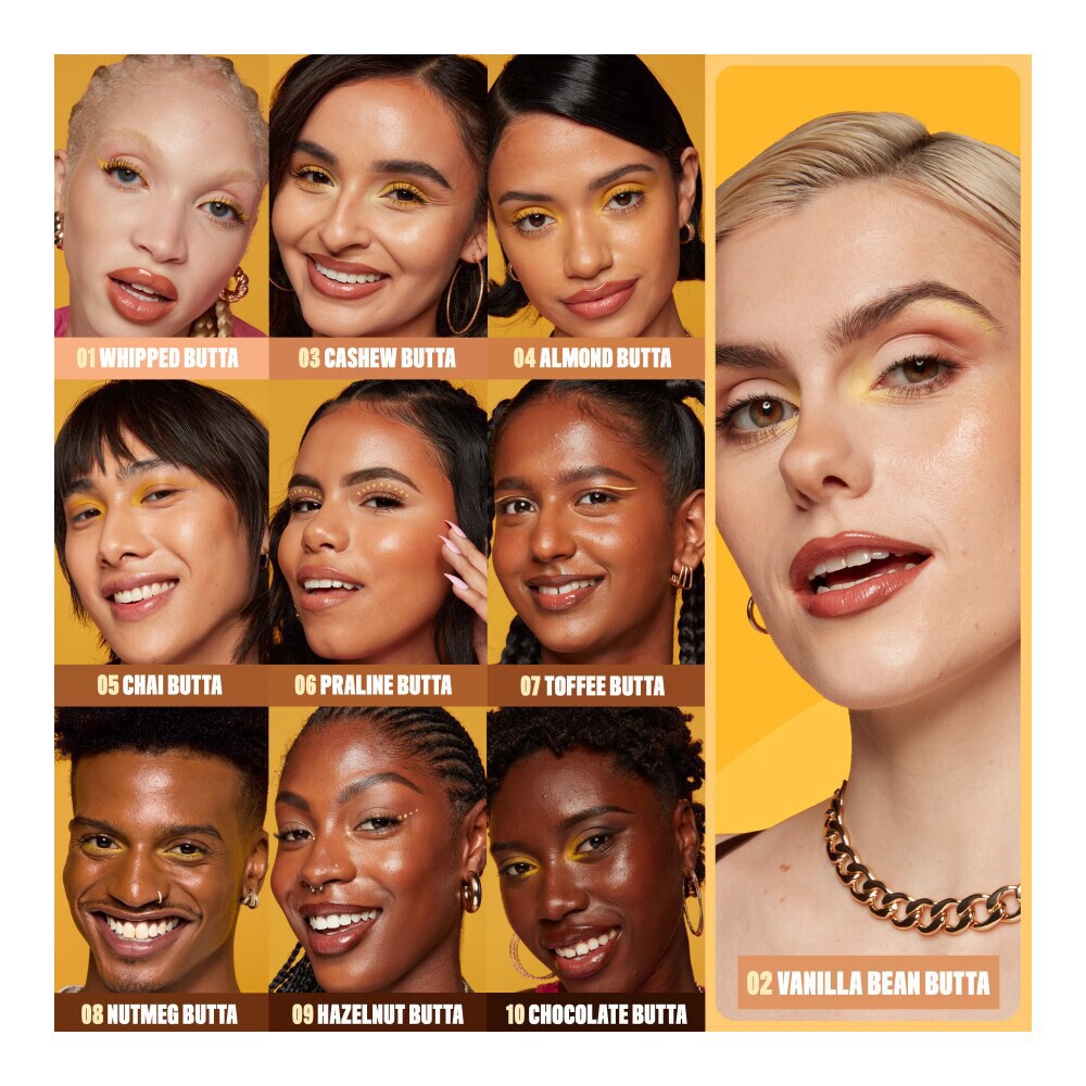 slide 2 of 6, NYX Professional Makeup Buttermelt Glaze Soft Glow Skin Tint with SPF 30 02 Vanilla Bean Butta, 1.01 fl oz