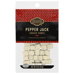 Private Selection Pepper Jack Cheese Cubes - 8 oz