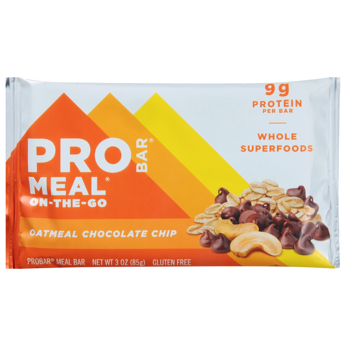 slide 1 of 1, ProBar On-the-Go Oatmeal Chocolate Chip Meal Bar 3 oz, 1 ct