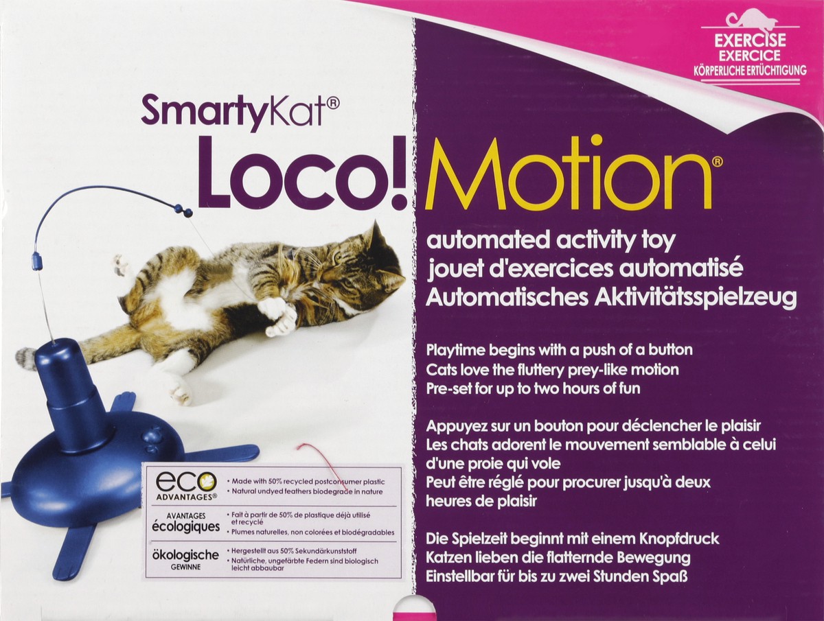 slide 3 of 4, SmartyKat Loco Motion Pet Toy, 1 ct